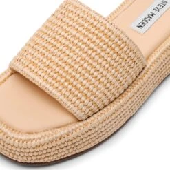 Steve Madden Beachy Slide Natural -Steve Madden Shop STEVEMADDEN SHOES BEACHY NATURAL RAFFIA05