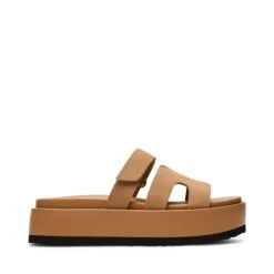 Steve Madden Bigmissile Sandal Khaki Suede