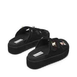 Steve Madden Bigschmona Sandal Black Suede -Steve Madden Shop STEVEMADDEN SHOES BIGSCHMONA BLACK SUEDE03