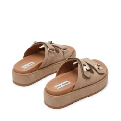 Steve Madden Bigschmona Sandal Taupe Suede -Steve Madden Shop STEVEMADDEN SHOES BIGSCHMONA TAUPE SUEDE03