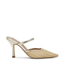 Steve Madden Brinley Sandal Gold Raffia