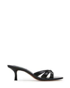 Steve Madden Cary Sandal Black Leather