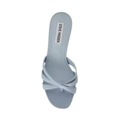 Steve Madden Cary Sandal Lt Blue Leather 13 Steve Madden Cary Sandal Lt Blue Leather -Steve Madden Shop STEVEMADDEN SHOES CARY BLUE LEATHER TOP