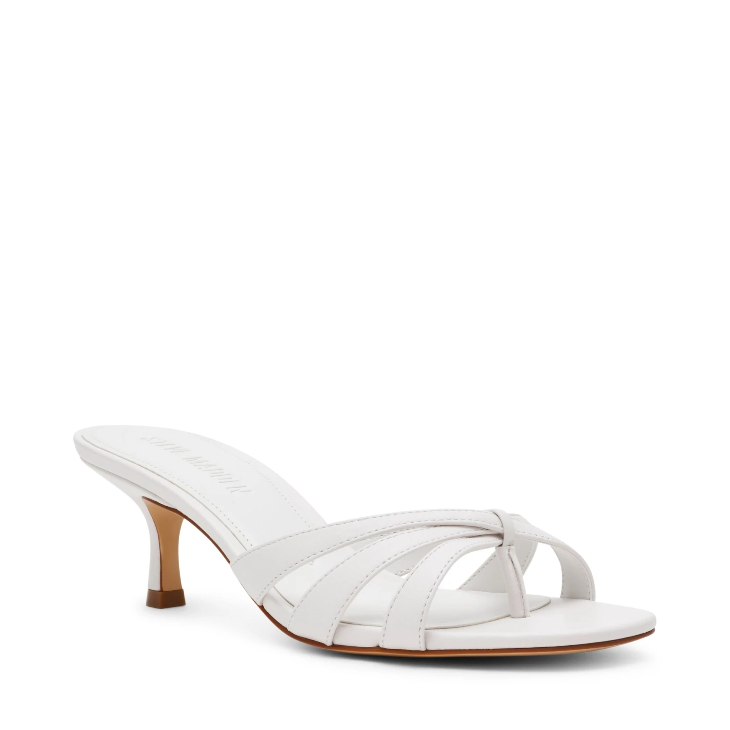 Steve Madden Cary Sandal White Leather 4 Steve Madden Cary Sandal White Leather - Image 2