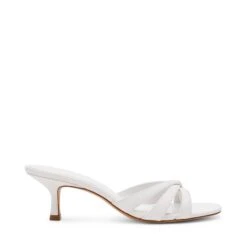 Steve Madden Cary Sandal White Leather