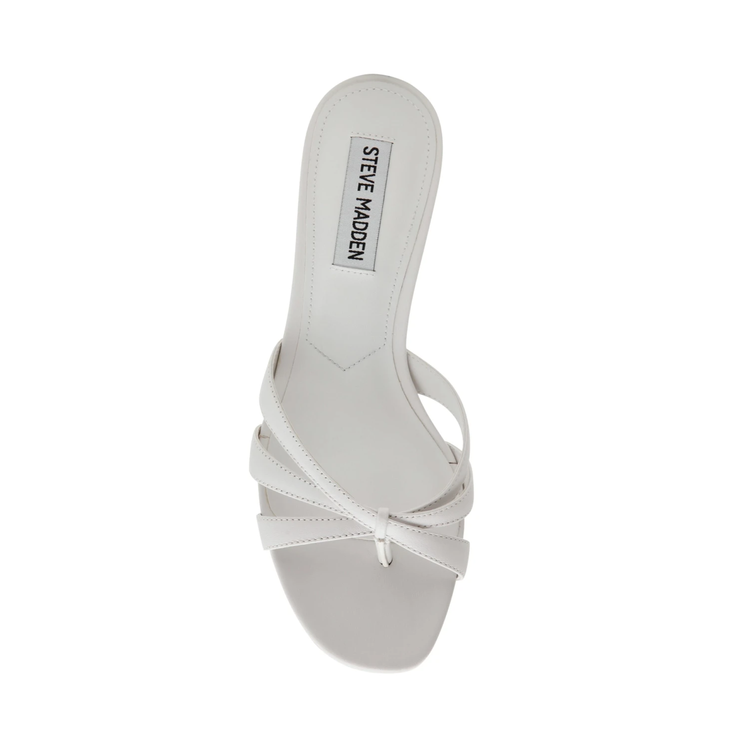 Steve Madden Cary Sandal White Leather 7 Steve Madden Cary Sandal White Leather - Image 5