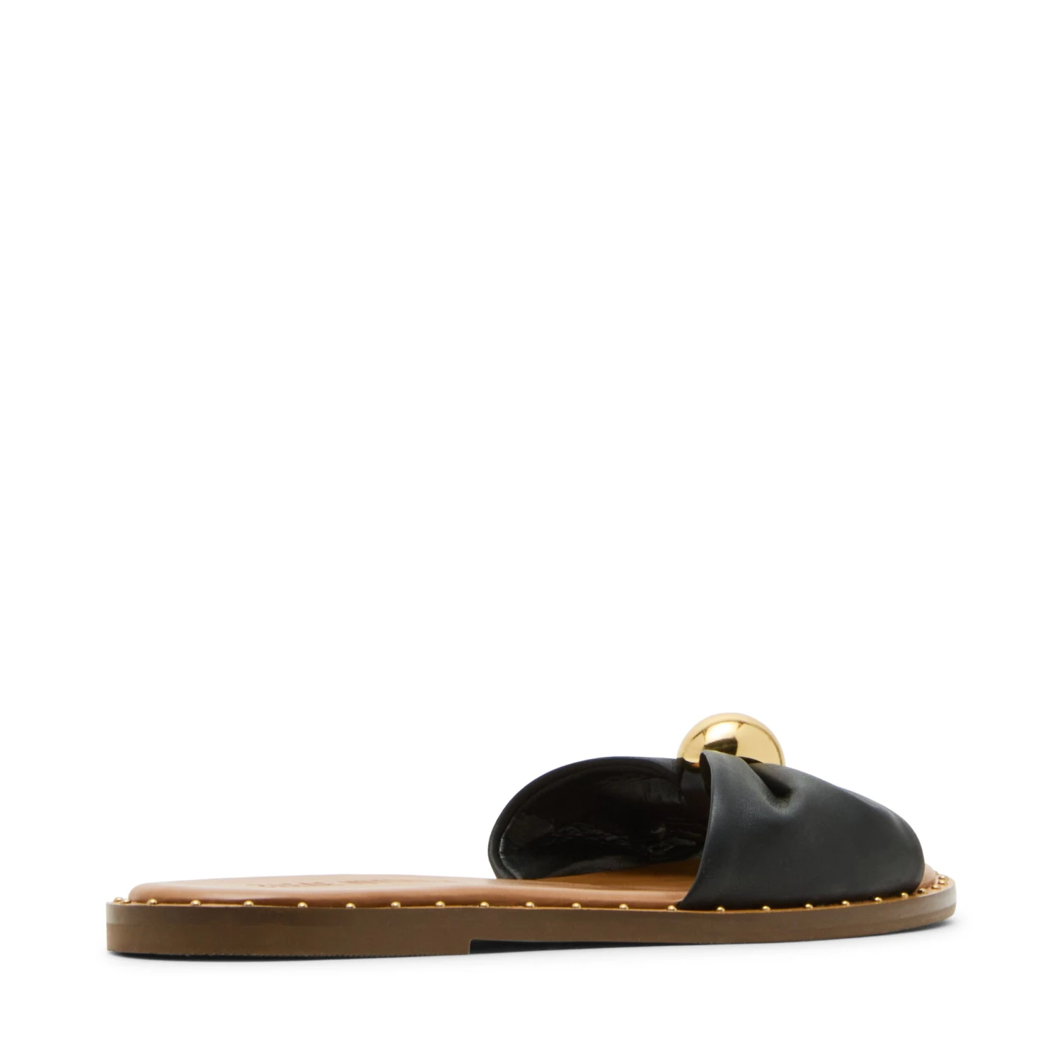 Steve Madden Dipsy Sandal Black Leather 6 Steve Madden Dipsy Sandal Black Leather - Image 4