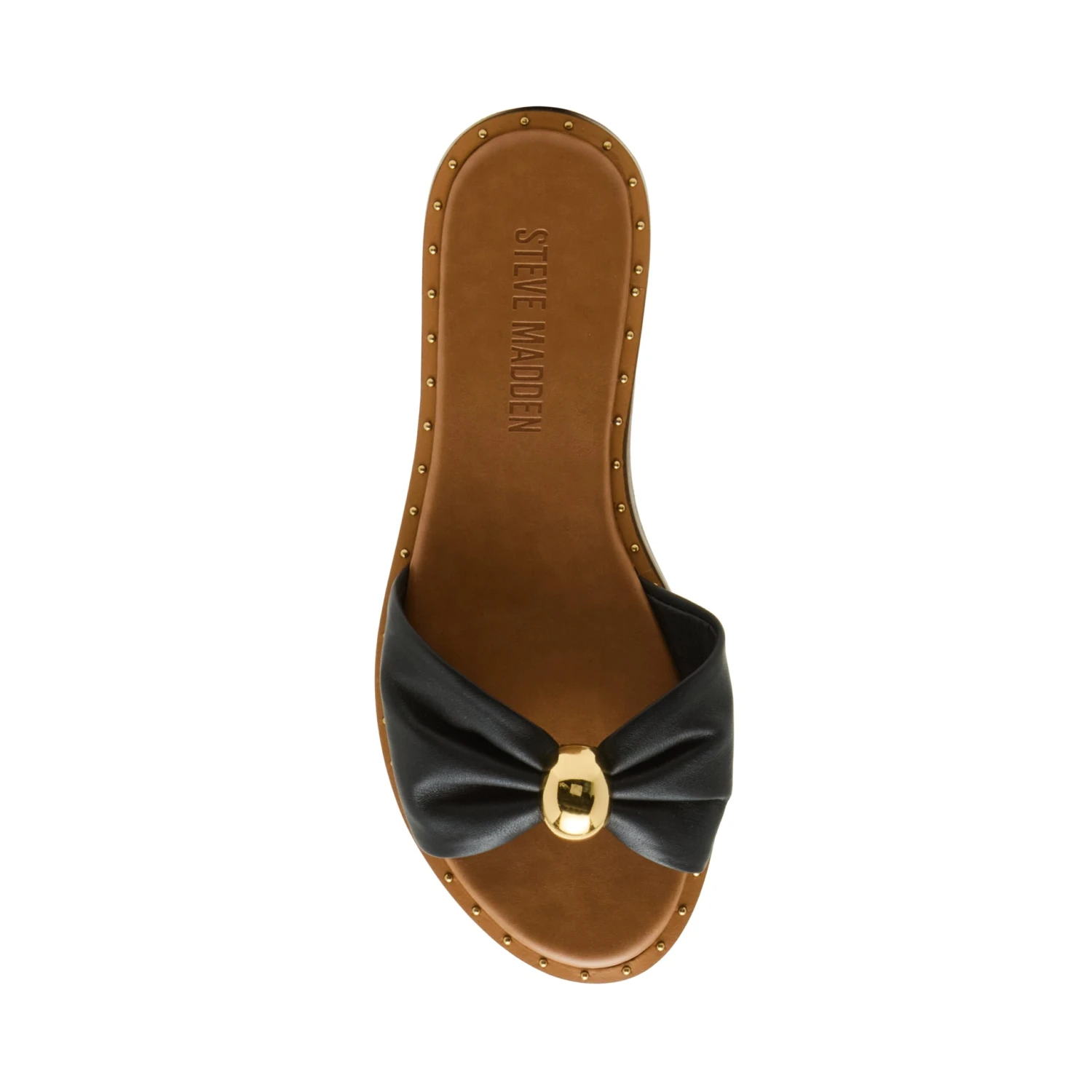 Steve Madden Dipsy Sandal Black Leather 7 Steve Madden Dipsy Sandal Black Leather - Image 5