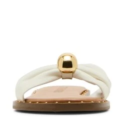 Steve Madden Dipsy Sandal White Leather -Steve Madden Shop STEVEMADDEN SHOES DIPSY WHITE LEATHER 02