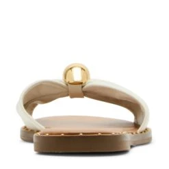 Steve Madden Dipsy Sandal White Leather -Steve Madden Shop STEVEMADDEN SHOES DIPSY WHITE LEATHER 05