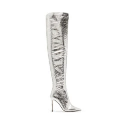 Steve Madden Epic Boots Silver