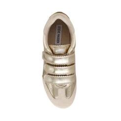 Steve Madden Flagship Sneaker Gold Action Leather -Steve Madden Shop STEVEMADDEN SHOES FLAGSHIP GOLDACTIONLEATHER TOP