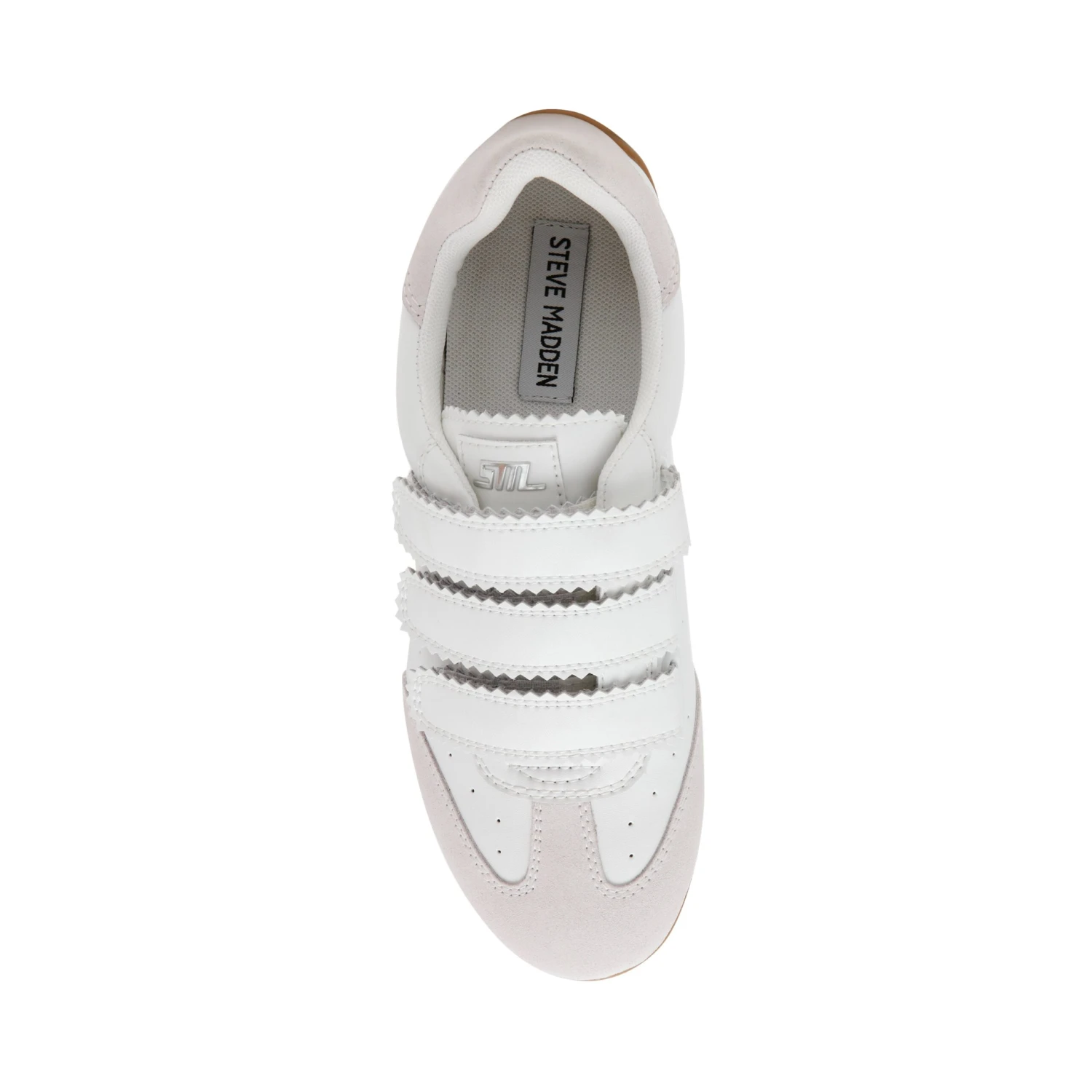 Steve Madden Flagship Sneaker White Action Leather 8 Steve Madden Flagship Sneaker White Action Leather - Image 6