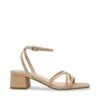 Steve Madden Gleams Sandal Gold Suede -Steve Madden Shop STEVEMADDEN SHOES GLEAMS GOLD SUEDE SIDE
