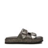 Steve Madden Glisten Slide Pewter -Steve Madden Shop STEVEMADDEN SHOES GLISTEN PEWTER