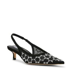 Steve Madden Kari Mr Slingback Black Multi -Steve Madden Shop STEVEMADDEN SHOES KARI BLACK STONE
