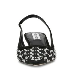 Steve Madden Kari Mr Slingback Black Multi -Steve Madden Shop STEVEMADDEN SHOES KARI BLACK STONE FRONT
