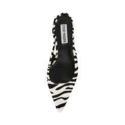 Steve Madden Kari Slingback Zebra 2 -Steve Madden Shop STEVEMADDEN SHOES KARI ZEBRA TOP