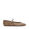 Steve Madden Maple Flat Shoe Taupe Suede -Steve Madden Shop STEVEMADDEN SHOES MAPLE TAUPE SUEDE SIDE