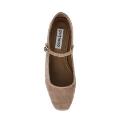 Steve Madden Maple Flat Shoe Taupe Suede -Steve Madden Shop STEVEMADDEN SHOES MAPLE TAUPE SUEDE TOP