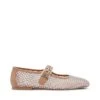 Steve Madden Marcela Flat Shoe Tan Mesh 1 Steve Madden Marcela Flat Shoe Tan Mesh -Steve Madden Shop STEVEMADDEN SHOES MARCELA TANMESH SIDE