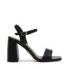 Steve Madden Mareena Sandal Black Leather 1 Steve Madden Mareena Sandal Black Leather -Steve Madden Shop STEVEMADDEN SHOES MAREENA BLACKLEATHER SIDE