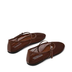 Steve Madden Mash Flat Shoe Dk Sepia Brown -Steve Madden Shop STEVEMADDEN SHOES MASH DK SEPIA BROWN MESH03