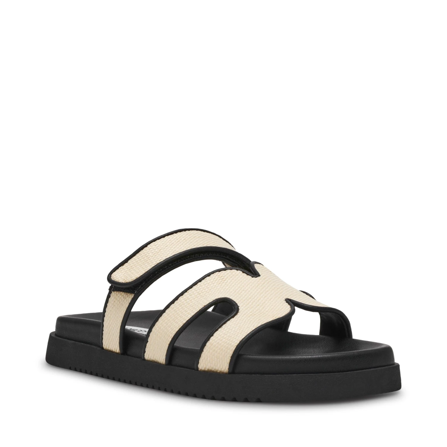 Steve Madden Missile Sandal Nat Black Raffia 4 Steve Madden Missile Sandal Nat Black Raffia - Image 2