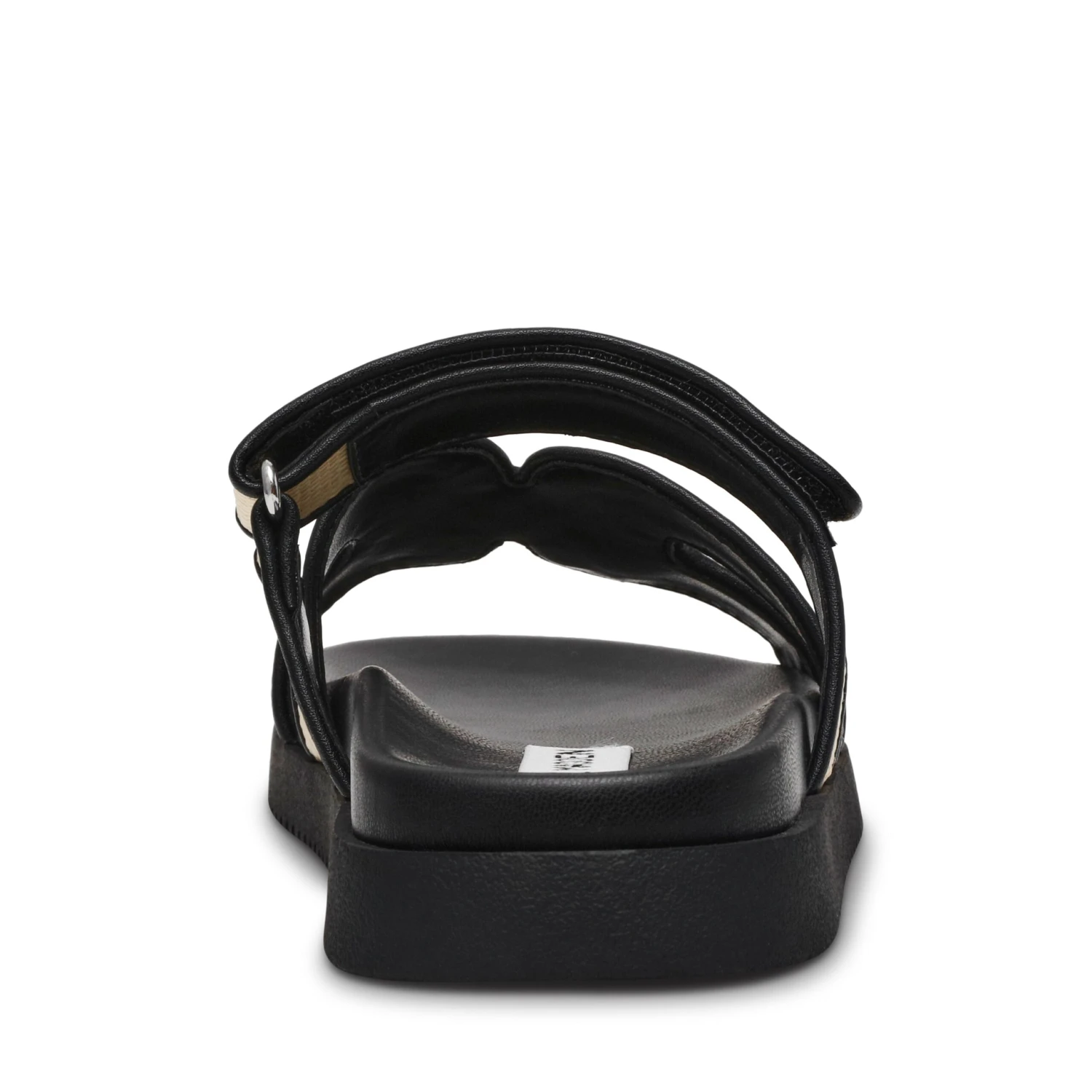 Steve Madden Missile Sandal Nat Black Raffia 6 Steve Madden Missile Sandal Nat Black Raffia - Image 4