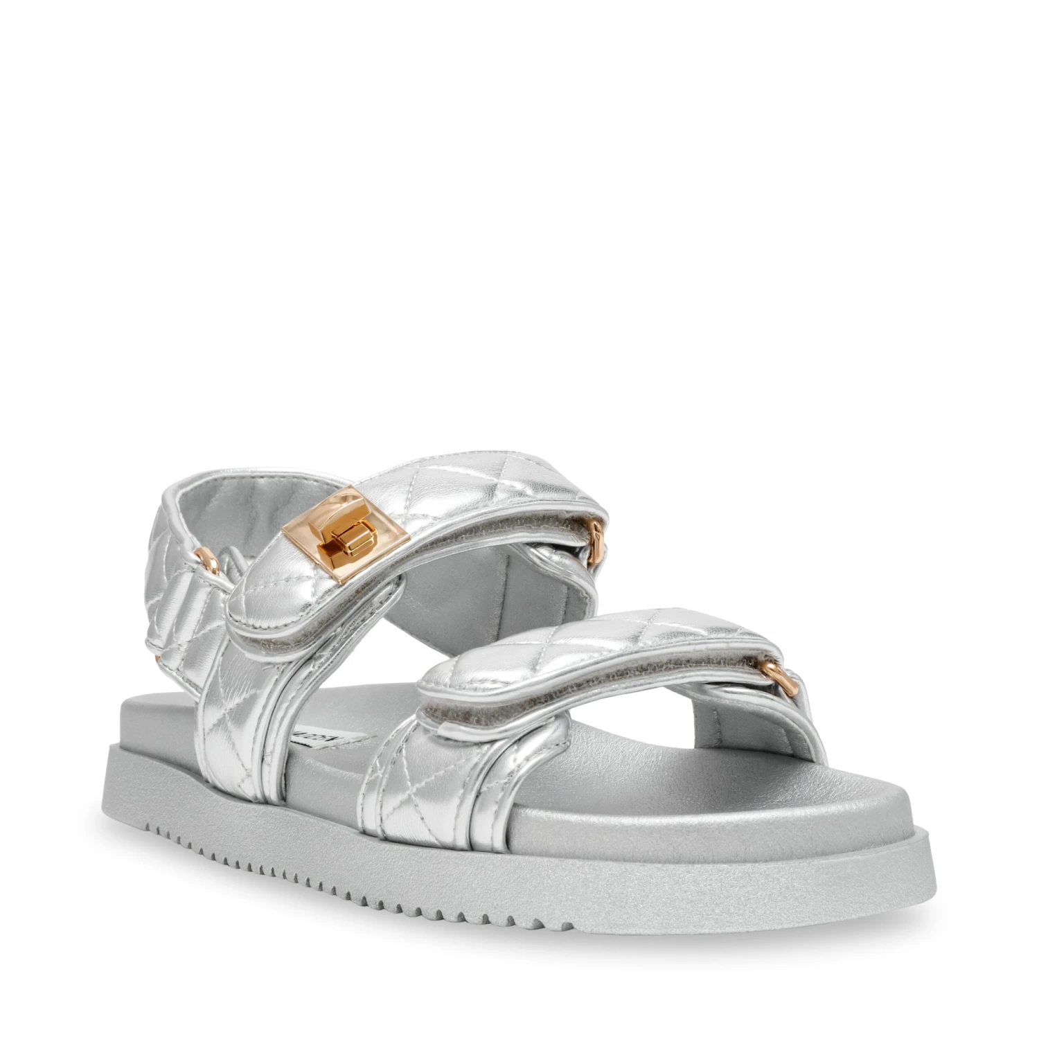 Steve Madden Mona Q Sandal Silver Coin 4 Steve Madden Mona Q Sandal Silver Coin - Image 2