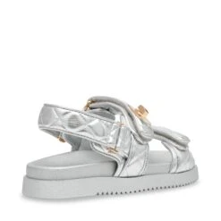 Steve Madden Mona Q Sandal Silver Coin 12 Steve Madden Mona Q Sandal Silver Coin -Steve Madden Shop STEVEMADDEN SHOES MONA Q SILVER COIN ALT1