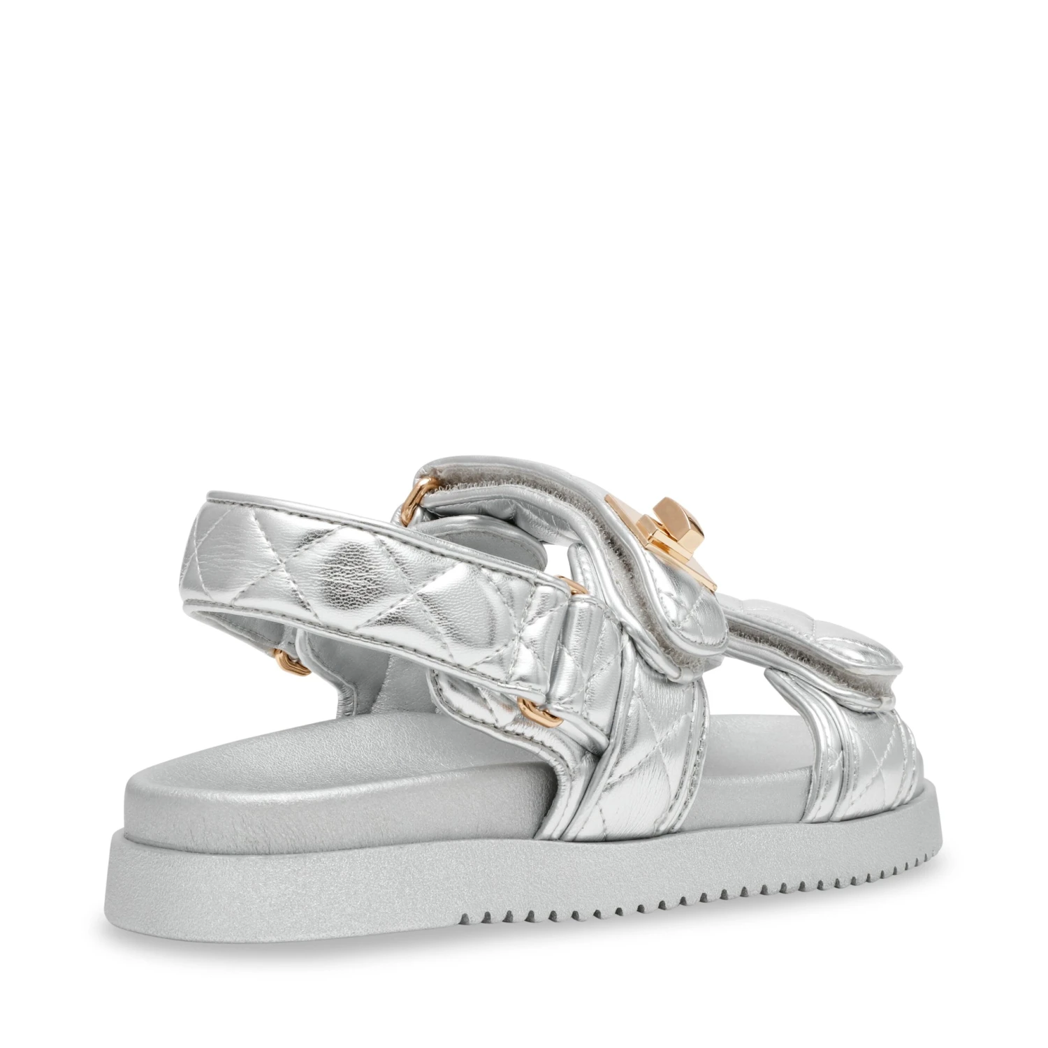 Steve Madden Mona Q Sandal Silver Coin 7 Steve Madden Mona Q Sandal Silver Coin - Image 5