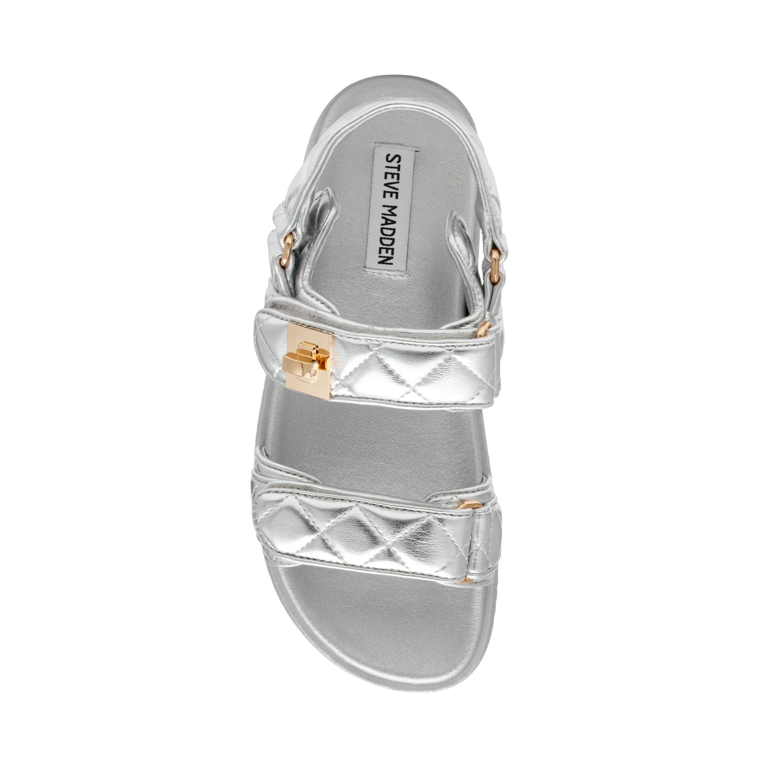 Steve Madden Mona Q Sandal Silver Coin 8 Steve Madden Mona Q Sandal Silver Coin - Image 6