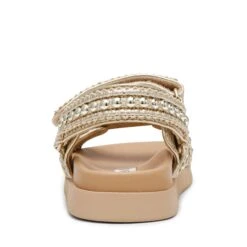 Steve Madden Mona Sandal Gold Multi -Steve Madden Shop STEVEMADDEN SHOES MONA GOLD MULTI BACK