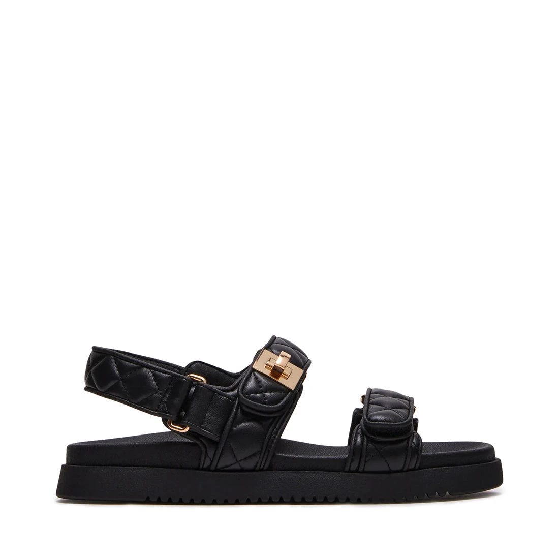 Steve Madden Mona Q Sandal Quilted 3 Steve Madden Mona Q Sandal Quilted