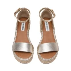 Steve Madden Moxara Sandal Gold Leather -Steve Madden Shop STEVEMADDEN SHOES MOXARA GOLD LEATHER04