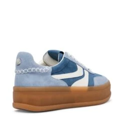 Steve Madden Off Track Sneaker Baby Blue Suede -Steve Madden Shop STEVEMADDEN SHOES OFF TRACK BLUESUEDE ALT1