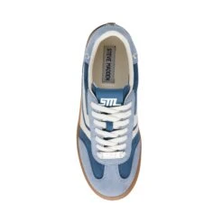 Steve Madden Off Track Sneaker Baby Blue Suede -Steve Madden Shop STEVEMADDEN SHOES OFF TRACK BLUESUEDE TOP