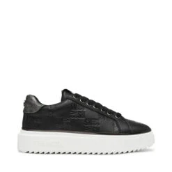 Steve Madden On Stage Sneakers Black Pewter