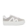 Steve Madden Opponent Trainer Grey Suede 1