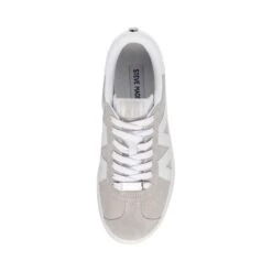 Steve Madden Opponent Trainer Grey Suede 1 -Steve Madden Shop STEVEMADDEN SHOES OPPONENT GREYSUEDE TOP