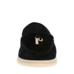 Steve Madden Patrizia Sandal Black Suede -Steve Madden Shop STEVEMADDEN SHOES PATRIZIA BLACKSUEDE FRONT