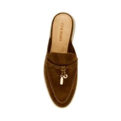 Steve Madden Patrizia Sandal Brown Suede -Steve Madden Shop STEVEMADDEN SHOES PATRIZIA BROWNSUEDE TOP