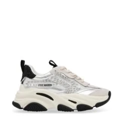 Steve Madden Possession Se Sneaker Blk Sil Studs