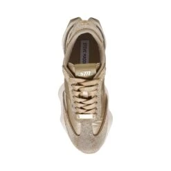 Steve Madden Setback R Trainer Gold -Steve Madden Shop STEVEMADDEN SHOES SETBACK R GOLD TOP