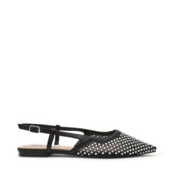 Steve Madden Slingshot Mr Sandal Black Mesh