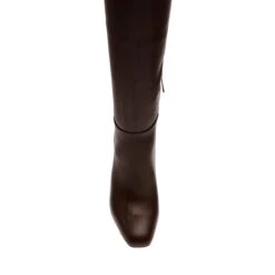 Steve Madden Speedway Boots Brown -Steve Madden Shop STEVEMADDEN SHOES SPEEDWAY BROWNLEATHER TOP