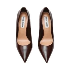 Steve Madden Thrive Pump Brown Leather 10 Steve Madden Thrive Pump Brown Leather -Steve Madden Shop STEVEMADDEN SHOES THRIVE BROWN LEATHER04