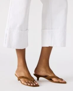 Steve Madden Tracie Sandal Chestnut Suede -Steve Madden Shop STEVEMADDEN SHOES TRACIE CHESTNUT SUEDE 6679