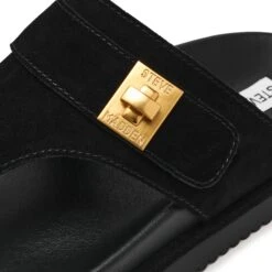 Steve Madden Tuned In Sandal Black Suede 11 Steve Madden Tuned In Sandal Black Suede -Steve Madden Shop STEVEMADDEN SHOES TUNED IN BLACK SUEDE05
